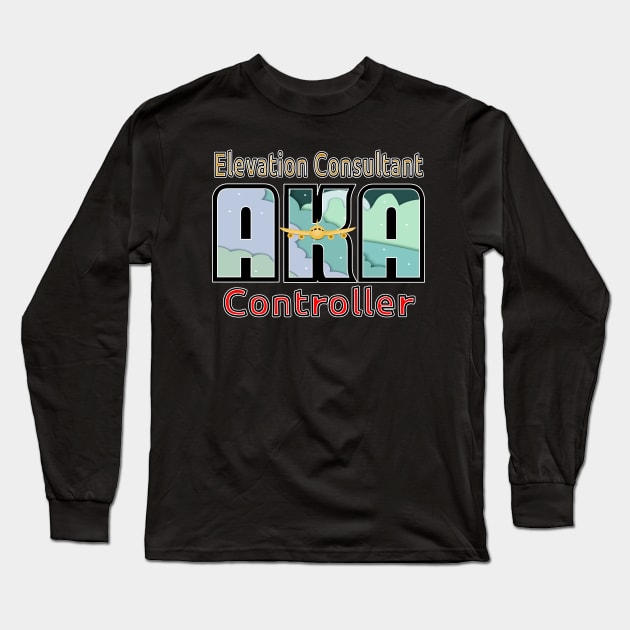 Air Traffic Controller Long Sleeve T-Shirt by The Angry Possum